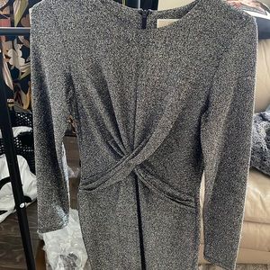Shimmery silver Michael Kors dress